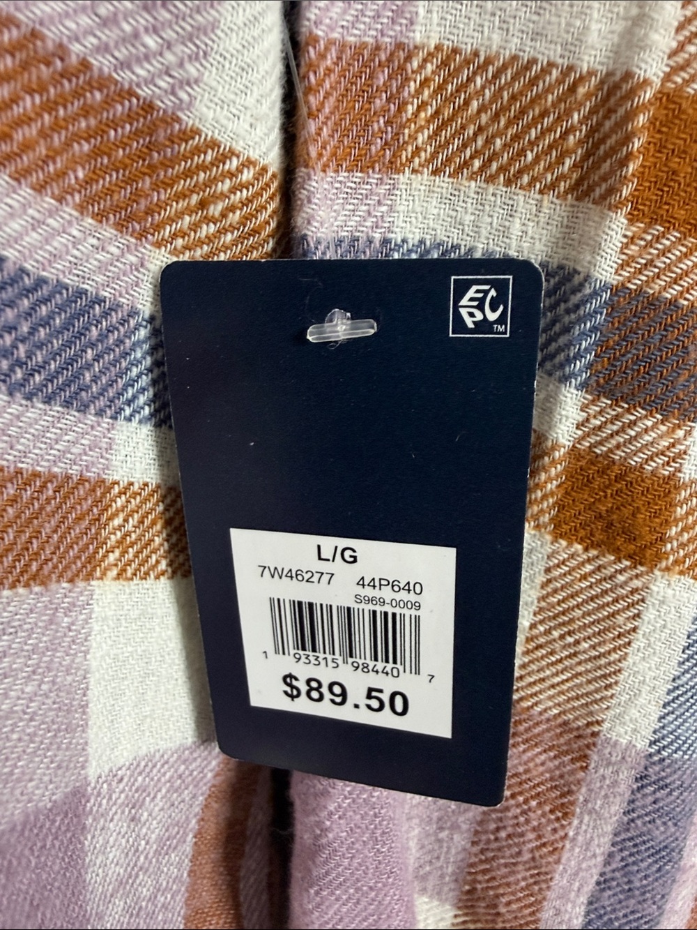 NWT lucky brand cropped plaid hoodie in pink plaid Women's Large - Picture 6 of 10